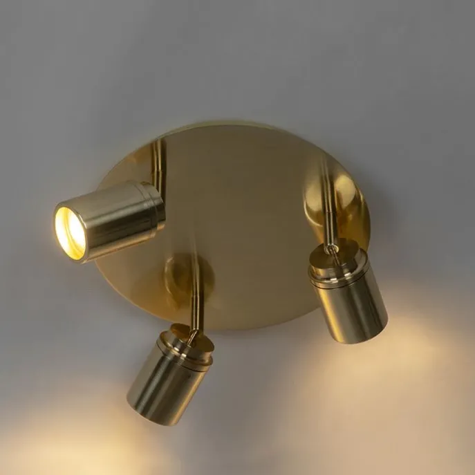 Moderner Badstrahler Messing 3-flammig IP44 - Ducha