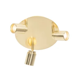 Moderner Badstrahler Messing 3-flammig IP44 - Ducha