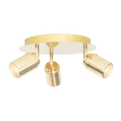 Moderner Badstrahler Messing 3-flammig IP44 - Ducha