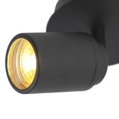 Moderner Badstrahler schwarz IP44 - Ducha