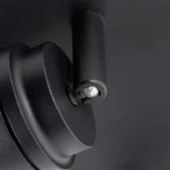 Moderner Badstrahler schwarz 2-flammig IP44 - Ducha