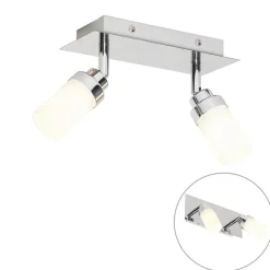 Moderner Badstrahler Stahl 2-flammig IP44 - Japie