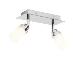 Moderner Badstrahler Stahl 2-flammig IP44 - Japie