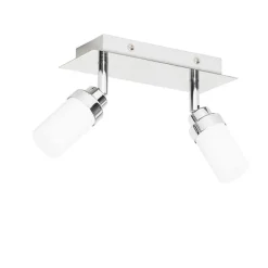 Moderner Badstrahler Stahl 2-flammig IP44 - Japie