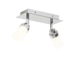 Moderner Badstrahler Stahl 2-flammig IP44 - Japie