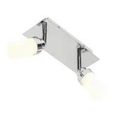 Moderner Badstrahler Stahl 2-flammig IP44 - Japie