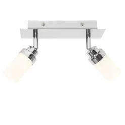 Moderner Badstrahler Stahl 2-flammig IP44 - Japie