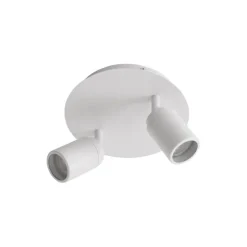 Moderner Badstrahler weiß 2-flammig IP44 - Ducha