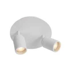 Moderner Badstrahler weiß 2-flammig IP44 - Ducha