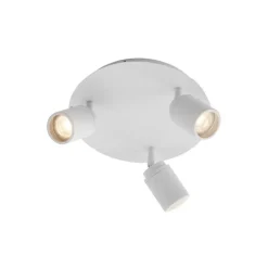 Moderner Badstrahler weiß 3-flammig IP44 - Ducha