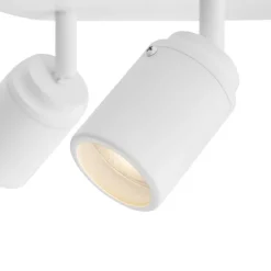 Moderner Badstrahler weiß 3-flammig IP44 - Ducha