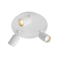 Moderner Badstrahler weiß 3-flammig IP44 - Ducha