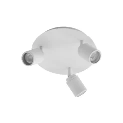 Moderner Badstrahler weiß 3-flammig IP44 - Ducha