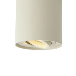 Moderner beiger Strahler für 1-Phasen-Schienensystem - Iconic Rondoo Up