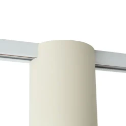 Moderner beiger Strahler für 1-Phasen-Schienensystem - Iconic Rondoo Up