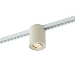 Moderner beiger Strahler für 1-Phasen-Schienensystem - Iconic Rondoo Up