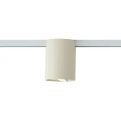 Moderner beiger Strahler für 1-Phasen-Schienensystem - Iconic Rondoo Up