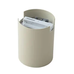 Moderner beiger Strahler für 1-Phasen-Schienensystem - Iconic Rondoo Up