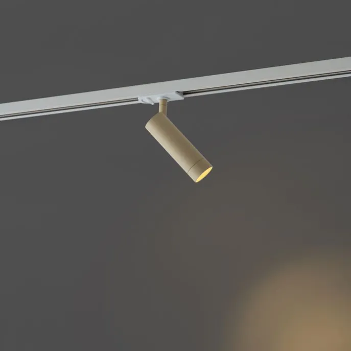 Moderner beiger Strahler für 1-Phasen-Schienensystem GU10 35mm - Iconic Jeana Luxe
