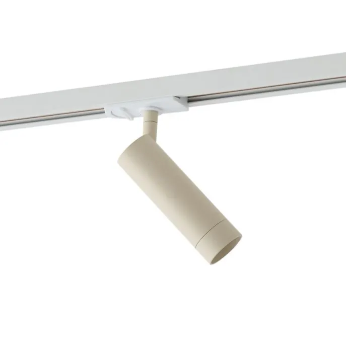 Moderner beiger Strahler für 1-Phasen-Schienensystem GU10 35mm - Iconic Jeana Luxe