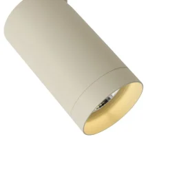 Moderner beiger Strahler für 1-Phasen-Schienensystem GU10 70mm - Iconic Jeana Luxe