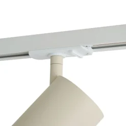 Moderner beiger Strahler für 1-Phasen-Schienensystem GU10 70mm - Iconic Jeana Luxe