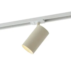 Moderner beiger Strahler für 1-Phasen-Schienensystem GU10 70mm - Iconic Jeana Luxe