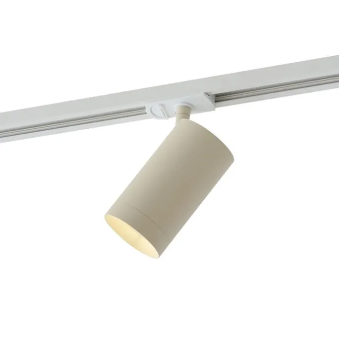 Moderner beiger Strahler für 1-Phasen-Schienensystem GU10 70mm - Iconic Jeana Luxe