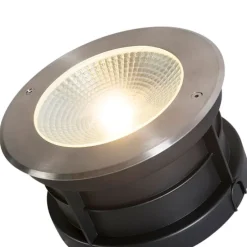 Moderner Bodeneinbau-Strahler Stahl inkl. 20W LED - Bridge