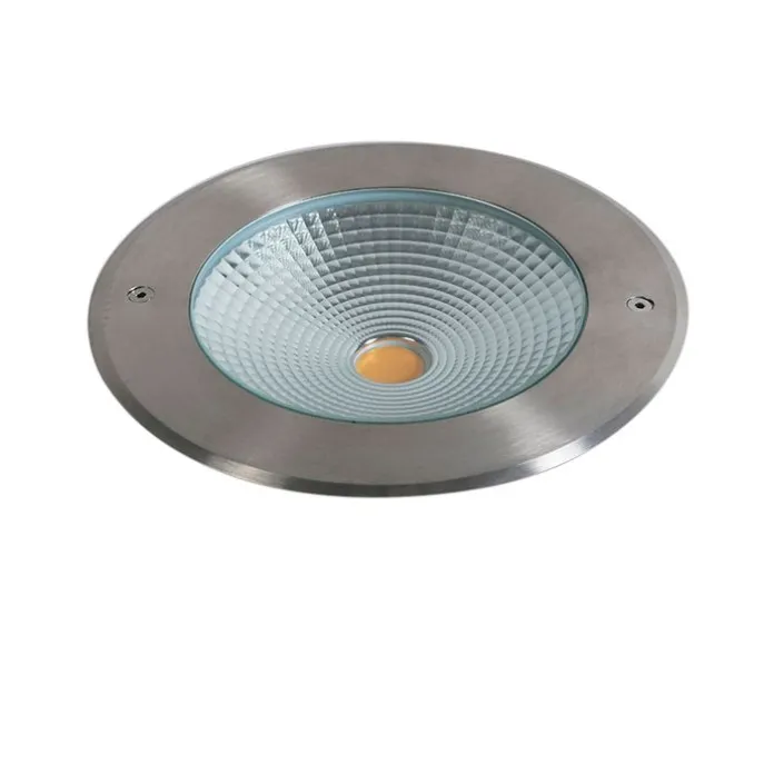 Moderner Bodeneinbau-Strahler Stahl inkl. 20W LED - Bridge