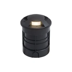 Moderner Bodeneinbaustrahler schwarz GU10 50mm 4-Licht-Effekt IP65 - Cellar