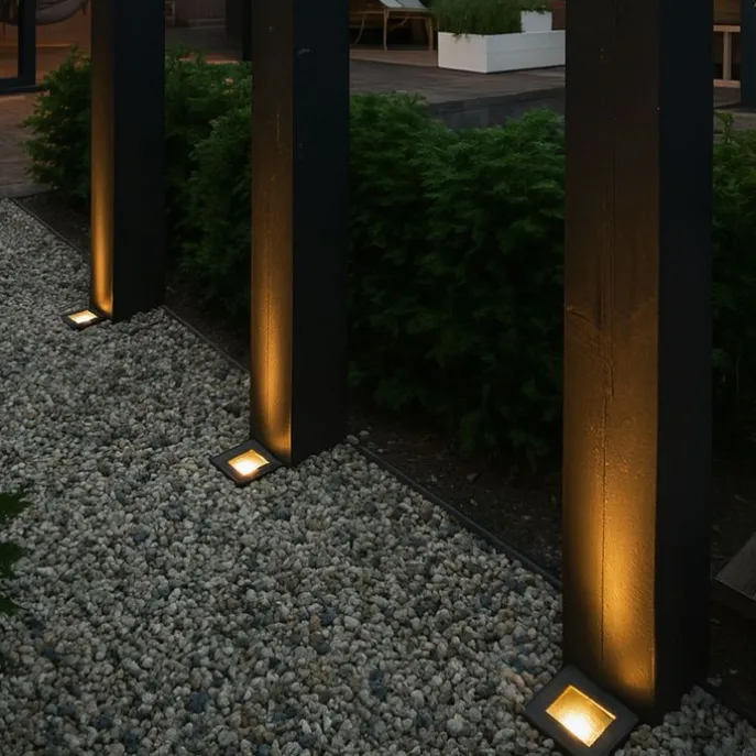 Moderner Bodenspoiler Schwarz verstellbar IP65 - Oneon