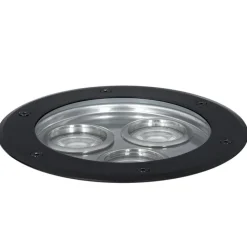 Moderner Bodenstrahler schwarz 3-flammig IP65 - Tribus