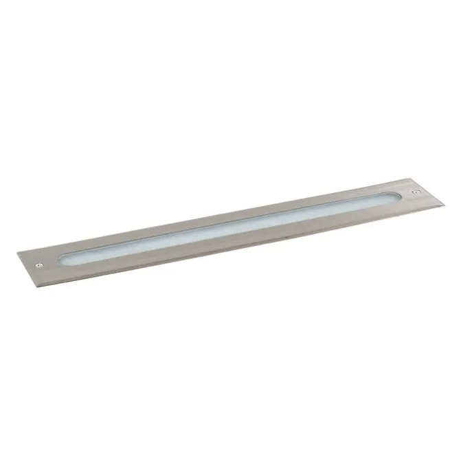 Moderner Bodenstrahler Stahl 50 cm inkl. LED IP65 - Eline