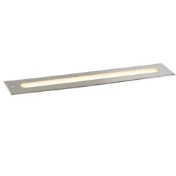 Moderner Bodenstrahler Stahl 50 cm inkl. LED IP65 - Eline