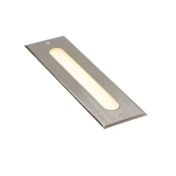 Moderner Bodenstrahler Stahl 30 cm inkl. LED IP65 - Eline