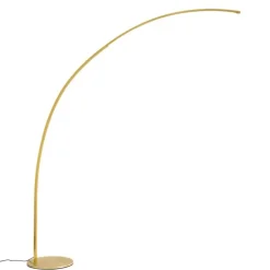 Moderner Bogenlampe Messing inkl. LED mit Touch-Dimmer - Arlow