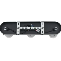 Moderner Deckenspot Gunmetal 3-flammig drehbar und verstellbar - Drain