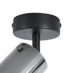 Moderner Deckenspot Gunmetal mit verstellbarem Glas - Drain