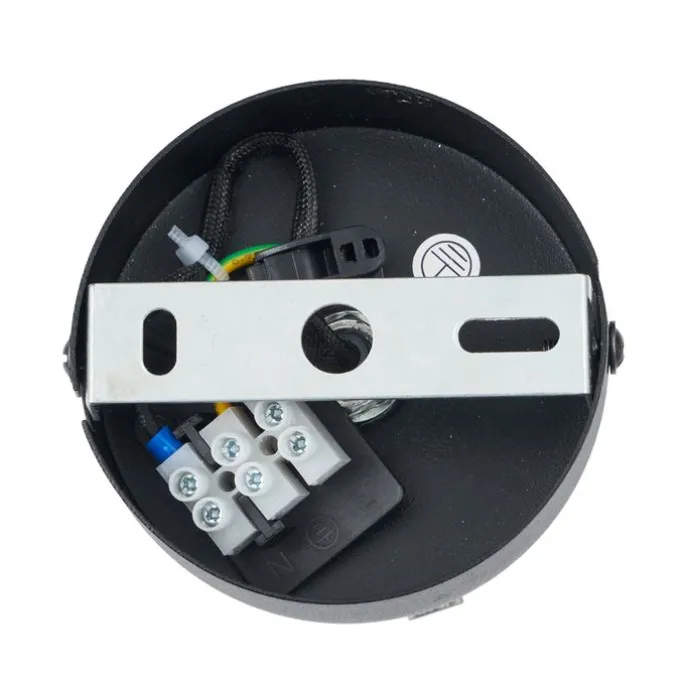 Moderner Deckenspot Gunmetal mit verstellbarem Glas - Drain