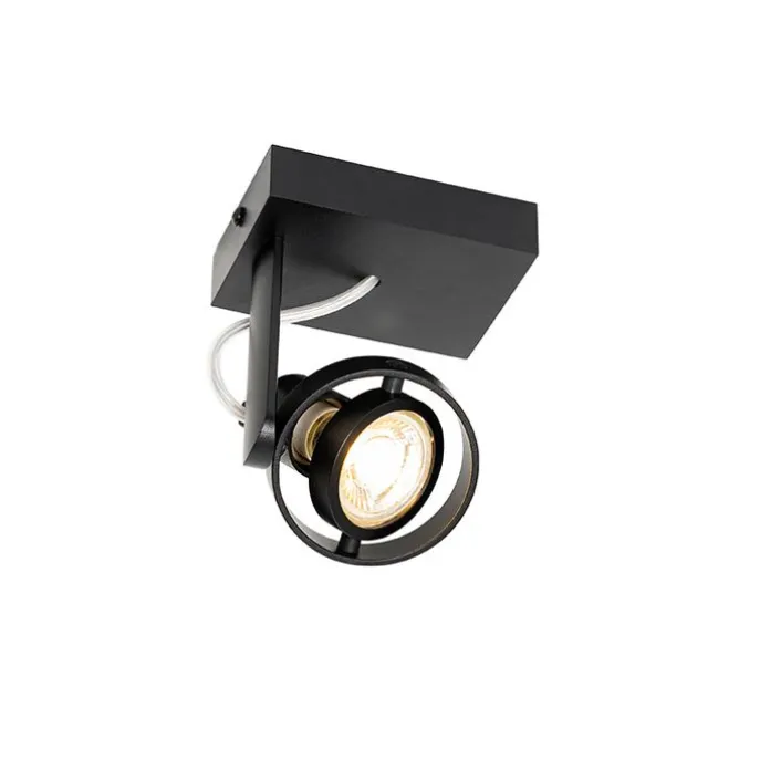 Moderner Deckenspot schwarz verstellbar GU10 50mm - Master