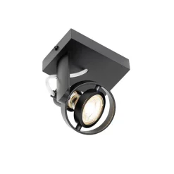 Moderner Deckenspot schwarz verstellbar GU10 50mm - Master