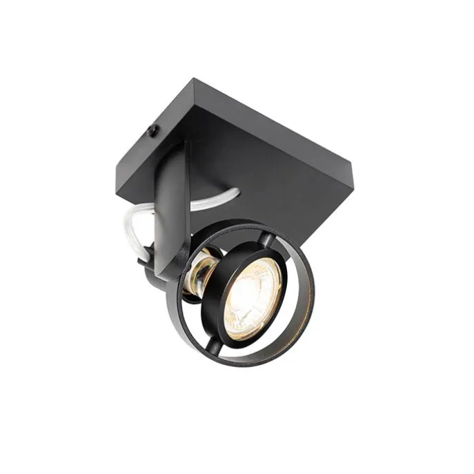 Moderner Deckenspot schwarz verstellbar GU10 50mm - Master