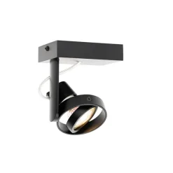 Moderner Deckenspot schwarz verstellbar GU10 50mm - Master