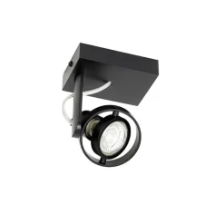 Moderner Deckenspot schwarz verstellbar GU10 50mm - Master