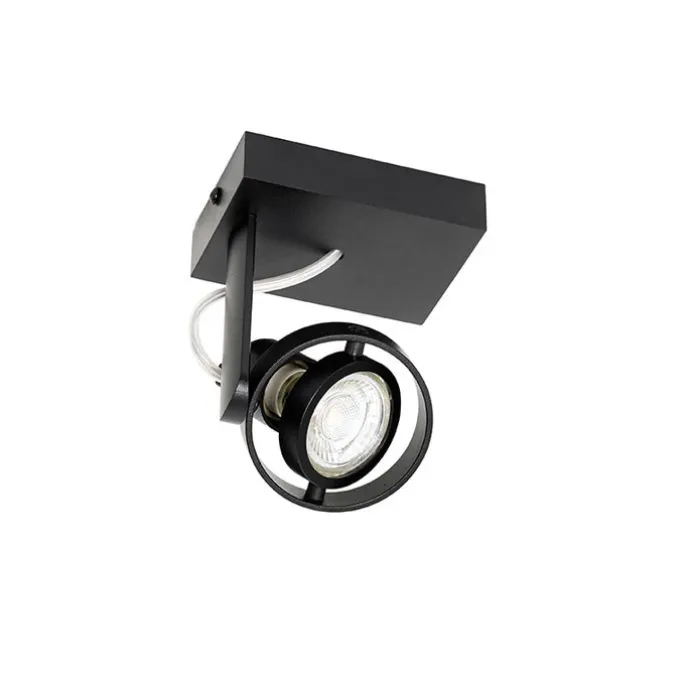 Moderner Deckenspot schwarz verstellbar GU10 50mm - Master