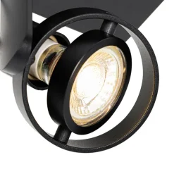 Moderner Deckenspot schwarz verstellbar GU10 50mm - Master