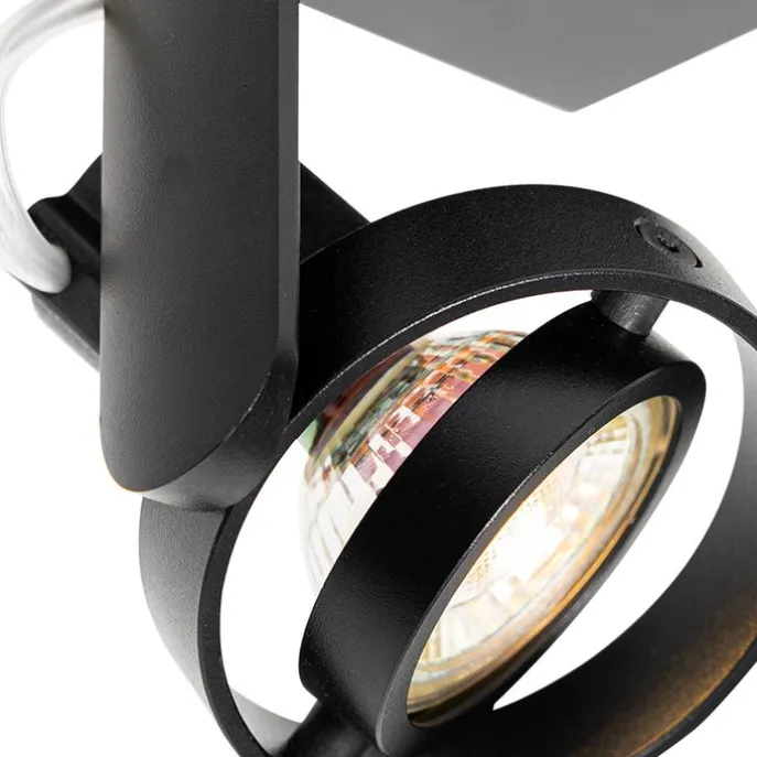 Moderner Deckenspot schwarz verstellbar GU10 50mm - Master