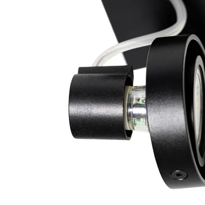 Moderner Deckenspot schwarz verstellbar GU10 50mm - Master