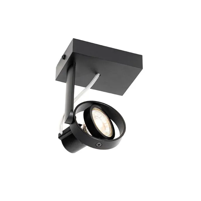 Moderner Deckenspot schwarz verstellbar GU10 50mm - Master